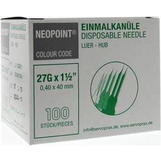 👉 Injectienaald Neopoint steriel 0.4 x 40 mm 100st 8711722801500