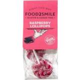 👉 Lollipop Food2Smile Raspberry lollipops 5st 8719325464641