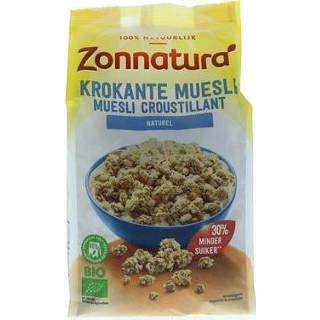 👉 Muesli Zonnatura Krokante naturel bio 375g 8711812425074