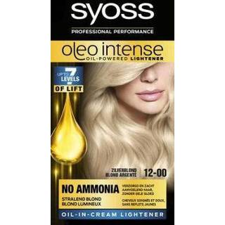 👉 Haarkleuring Syoss Color Oleo Intense 12-00 zilverblond haarverf 1set 5410091732004