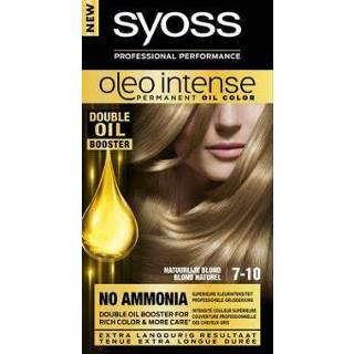 👉 Haarkleuring Syoss Color Oleo Intense 7-10 natuurlijk blond haarverf 1set 5410091702762