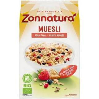 👉 Muesli rood Zonnatura fruit bio 375g 8711812425005