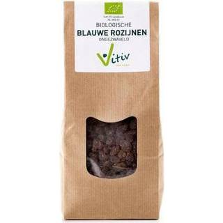 👉 Rozijn blauwe klein Vitiv rozijnen bio 250g 8719128690780