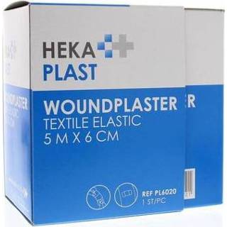 👉 Pleister dispenser textiel Hekaplast rol 5 m x 6 cm 1st 8715886014721