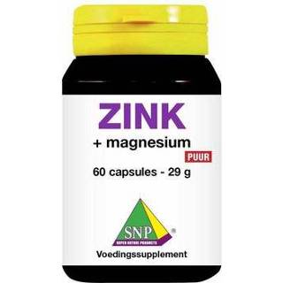 👉 Magnesium zink SNP + puur 60ca 8718591426407