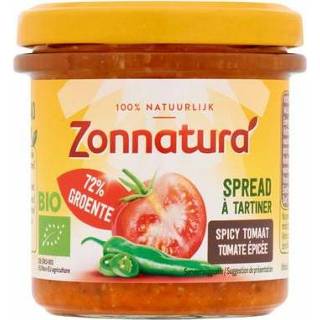 👉 Zonnatura Groentespread spicy tomato 135g 8711812420079