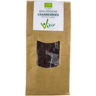 👉 Rietsuiker Vitiv Cranberries bio 1000g 8719128690377