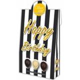 👉 Zwart wit Voor Jou! Cadeau doos black & white happy birthday 100g 8717624833168