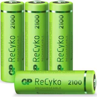 👉 Batterij GP Batteries AA Oplaadbaar NiMH 2100 mAh ReCyko 1,2V, 4 stuks oplaadbare 4891199199745