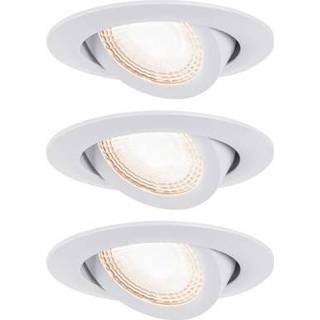 👉 Inbouwspot wit male Paulmann LED kantelbaar 3x6W 4000870929858