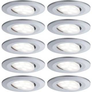 👉 Inbouwspot chroom male Paulmann LED Calla kantelbaar 10x6W 4000870999233