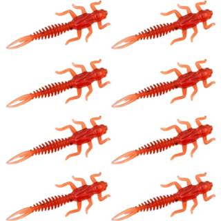 👉 Kunstaas rood softbait roofvis Senshu May Fly - Cherry 5cm 8 Stuks 4251439335478