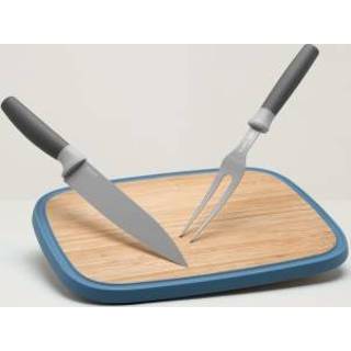 👉 Bamboe zilver Trancheerset - BergHOFF | Leo 5413821087870