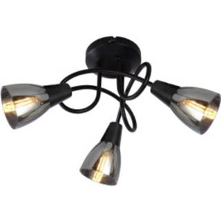 👉 Glas male Fischer & Honsel spiraal spot gerookt 3xE15 4003694200424