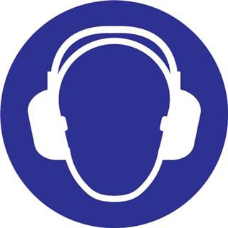 👉 Bord PVC male Pickup gehoorbescherming dragen 180mm 8711234127471