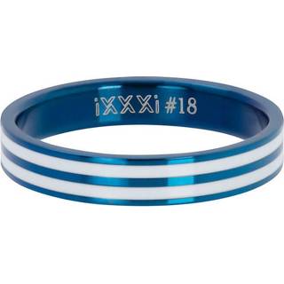 👉 Edelstaal vrouwen nederlands 19 volwassenen blauw wit IXXXi Vulring Double Line White | Maat 8719794017966