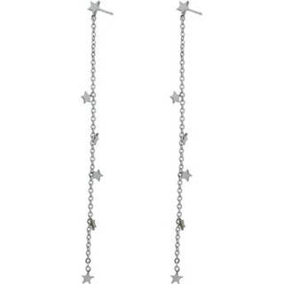 👉 Oorbel zilver edelstaal vrouwen nederlands Go Dutch Label Hang Oorbellen Chain met Sterretjes