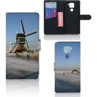 👉 Flipcover Xiaomi Redmi Note9 Flip Cover Schaatsers 8720215867718