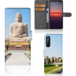 👉 Flipcover Sony Xperia 5II Flip Cover Boeddha 8720215336764