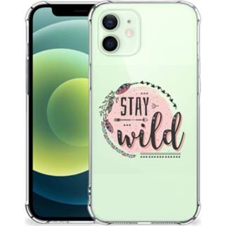 👉 Bumper hoesje IPhone 12 Mini Stevig Boho Stay Wild 8720215301175