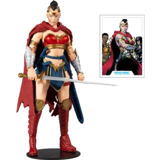 👉 Vrouwen McFarlane Toys DC Build-A 7 Figures Wv3 - Last Knight On Earth Wonder Woman Action Figure 787926154276
