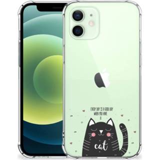 👉 Bumper hoesje IPhone 12 Mini Stevig Cat Good Day 8720215501377