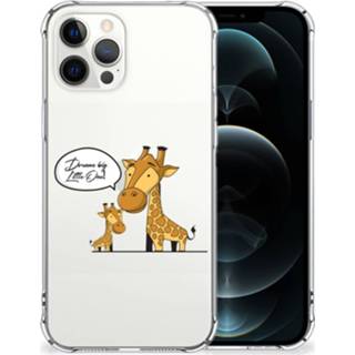 👉 Bumper hoesje IPhone 12 Pro Max Stevig Giraffe 8720215724189