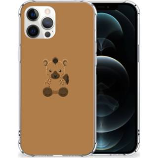 👉 Bumper hoesje baby's IPhone 12 Pro Max Stevig Baby Hyena 8720215665956