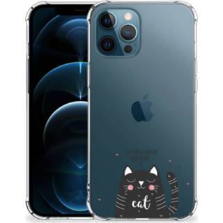 👉 Bumper hoesje IPhone 12 | Pro Stevig Cat Good Day 8720215114454