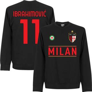 👉 Sweater zwart unisex s Groot Brittanni truien volwassen AC Milan Ibrahimovic Team - 5059067646862