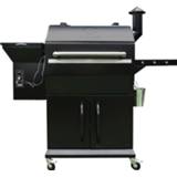👉 Grill elektrisch zwart Pellet Barbecue staal Z Grills | Pelletgrill 1000 Contest All Black 850009833006
