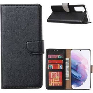 👉 Pasjeshouder zwart Book Cover Samsung Galaxy S21 Plus met 8720215452648