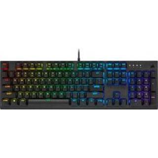 👉 Toetsen bord zwart Corsair K60 RGB PRO Low Profile toetsenbord USB AZERTY Belgisch