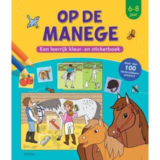 👉 Deltas kleur en stickerboek Op de manege