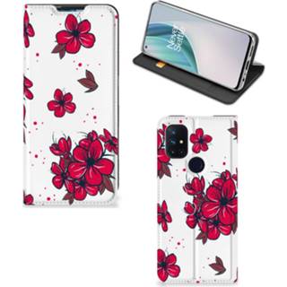Smart OnePlus Nord Cover Blossom rood N10 Rood OnePlus Nord N10 5G Smart Cover Blossom Red 8720215506228