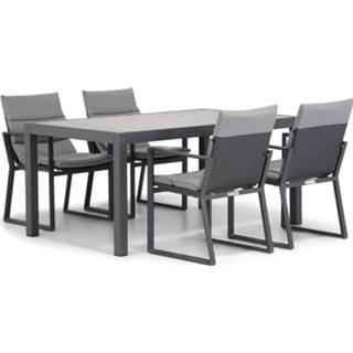 👉 Tuinset antracite dining sets grijs-antraciet Lifestyle Treviso/Residence 164 cm 5-delig 7423618536540