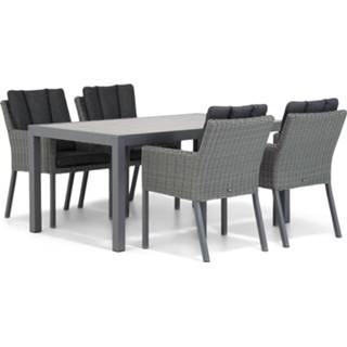 👉 Tuinset off black dining sets grijs-antraciet Garden Collections Oxbow/Residence 164 cm 5-delig 7423608576570