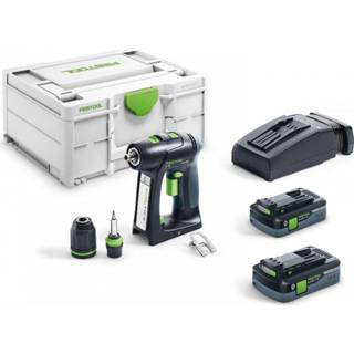 👉 Festool C 18 HPC 18V accu-schroefboormachine 4,0Ah 4014549359983