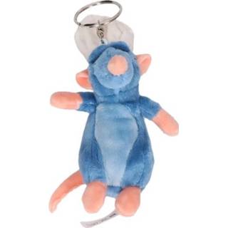 👉 Pluche Disney Remy Ratatouille muis met koksmuts sleutelhanger/knuffel 10 cm - Ratatouille - Muizen cartoon knuffels - Speelgoed voor kinderen