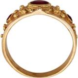 👉 Vrouwen goudkleur zilver Byzantijnse ring KLiNGEL Geelgoudkleur 4055706472688