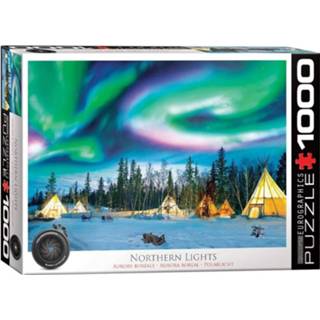 👉 Puzzel Northern Lights - Yellowknife 1000 Stukjes 628136654357