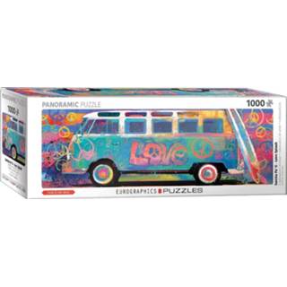 👉 Panoramapuzzel Samba Pa' Ti - Love Bus VW Panorama Puzzel 1000 Stukjes 628136655491