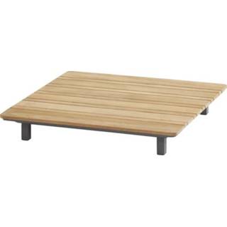 👉 Koffietafeltje bruin teak vierkant Taste by 4 Seasons Legend koffietafel 85x85x15 cm - 8720087007403