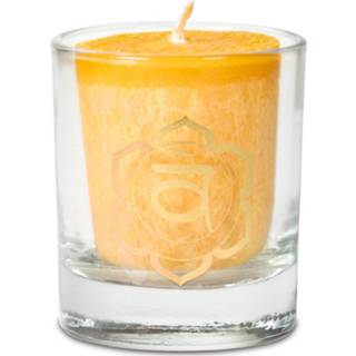 👉 Geurkaars glas Votief 2e Chakra in Geschenkdoos 8720088294598