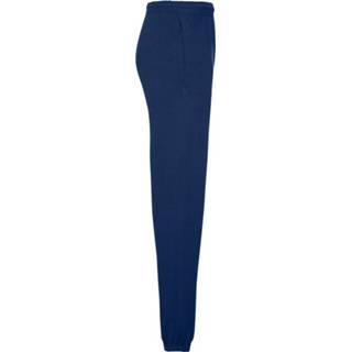 👉 Fruit of the Loom joggingbroek donkerblauw/navy voor volwassenen - Sportbroek/Trainingsbroek - Kleding