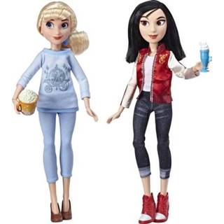 👉 Modepop multicolour kunstof middel meerkleurig Hasbro Disney Comfy Princesses Assepoester & Mulan - 5010993632176