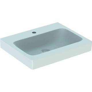 👉 Wastafel wit Geberit iCon 60 cm 1 kraangat zonder overloop, 4022009367799