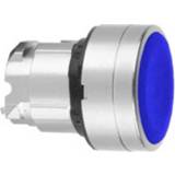 👉 Schneider Electric drukknop frontelm, knop bl, 1 commandoposities, bouwvorm lens rond