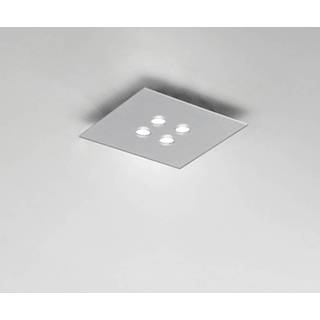 👉 Wit Vierkante led-plafondlamp Slim, 4-lichts,