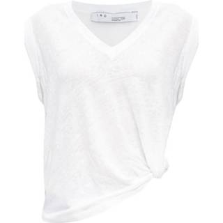 👉 XL vrouwen wit Tie-up tank top